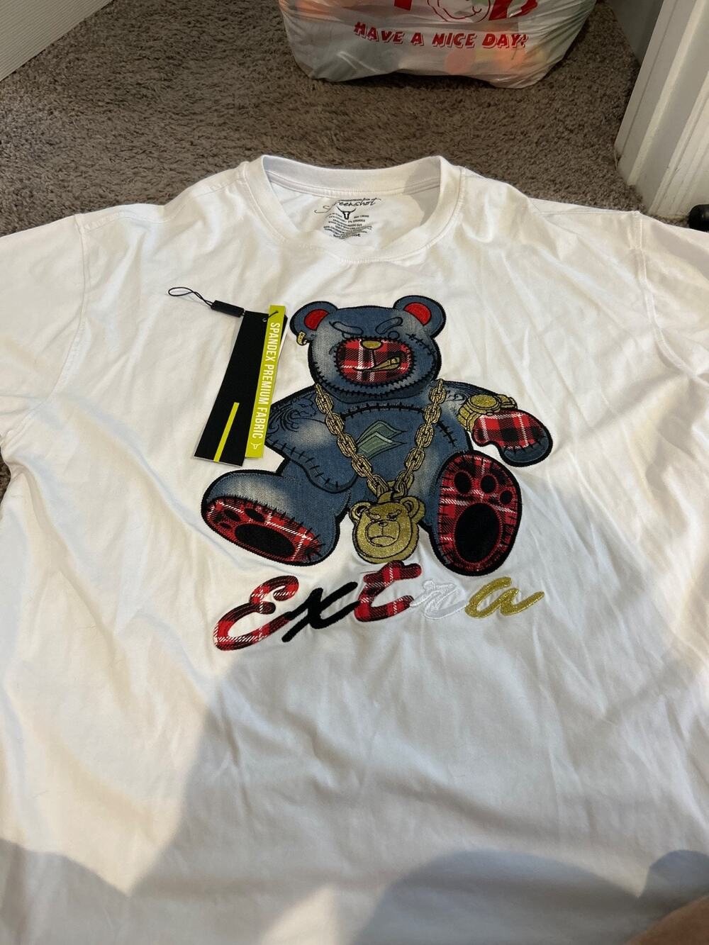 Screenshot Teddy Bear Embroidered XXL (nwt)